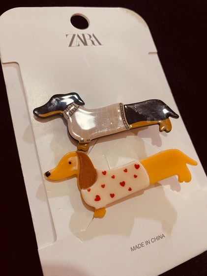 กิ๊บติดผม ZARA แท้ 💯สุดคิ้วท์ ลายน้องหมา รูปที่ 6