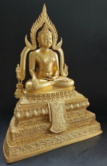 หลวงพ่อเพชร วัดท่าหลวง พิจิตร ปิดทอง 2 ถอด 9 นิ้ว  รูปที่ 4