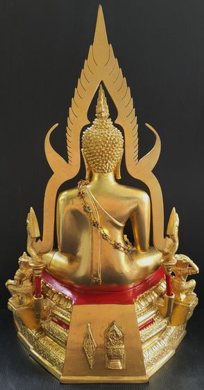 พระพุทธชินราช  ภปร  รุ่นปฏิสังขรณ์ วัดพระศรีฯ 9 นิ้ว ปิดทอง ปี 2534 รูปที่ 5