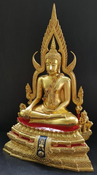 พระพุทธชินราช  ภปร  รุ่นปฏิสังขรณ์ วัดพระศรีฯ 9 นิ้ว ปิดทอง ปี 2534 รูปที่ 4