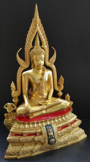 พระพุทธชินราช  ภปร  รุ่นปฏิสังขรณ์ วัดพระศรีฯ 9 นิ้ว ปิดทอง ปี 2534 รูปที่ 3