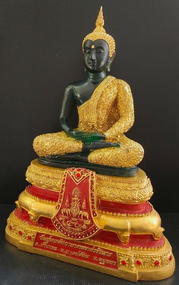 พระแก้วมรกต  วัดชุมพลนิกายาราม ราชวรวิหาร อยุธยา  9 นิ้ว ปี 2539 รูปที่ 3