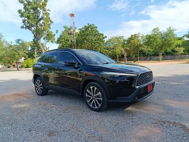 รถ Toyota Corolla Cross 1.8 Hybrid Premium Safety สี ดำ