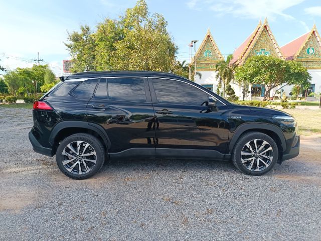 Toyota Corolla Cross 2021 1.8 Hybrid Premium Safety Utility-car ไฮบริด ไม่ติดแก๊ส เกียร์อัตโนมัติ ดำ รูปที่ 4