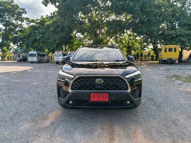 Toyota Corolla Cross 2021 1.8 Hybrid Premium Safety Utility-car ไฮบริด ไม่ติดแก๊ส เกียร์อัตโนมัติ ดำ รูปที่ 2