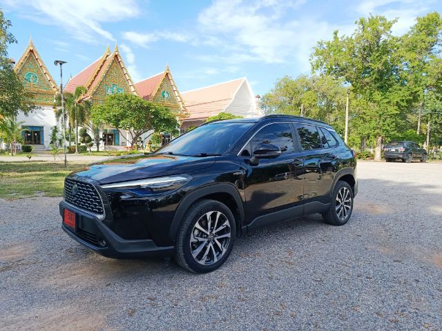 Toyota Corolla Cross 2021 1.8 Hybrid Premium Safety Utility-car ไฮบริด ไม่ติดแก๊ส เกียร์อัตโนมัติ ดำ รูปที่ 3