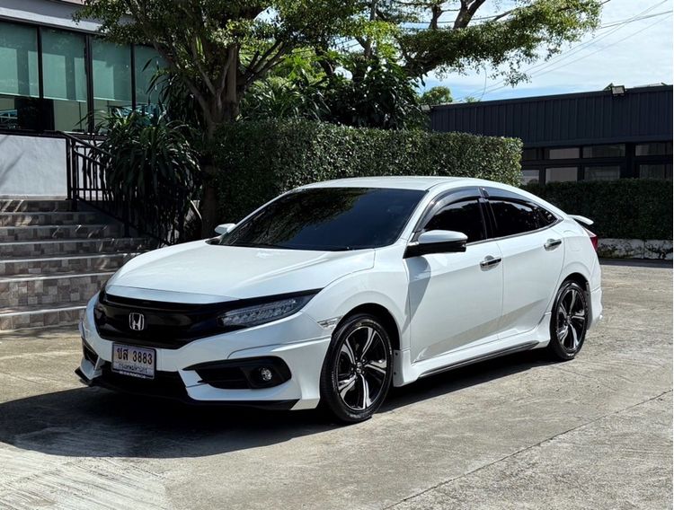 Honda Civic 2018 1.5 Turbo RS Sedan เบนซิน ไม่ติดแก๊ส เกียร์อัตโนมัติ ขาว รูปที่ 4