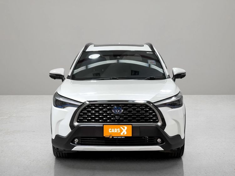 Toyota Corolla Cross 2020 1.8 Hybrid Premium Safety Sedan ไฮบริด ไม่ติดแก๊ส เกียร์อัตโนมัติ ขาว รูปที่ 3