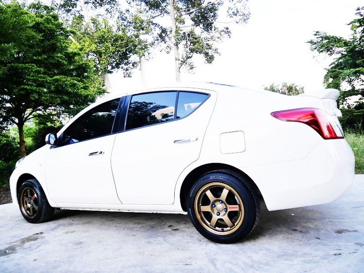Nissan Almera 2012 1.2 V Sedan เบนซิน ไม่ติดแก๊ส เกียร์อัตโนมัติ ขาว รูปที่ 3