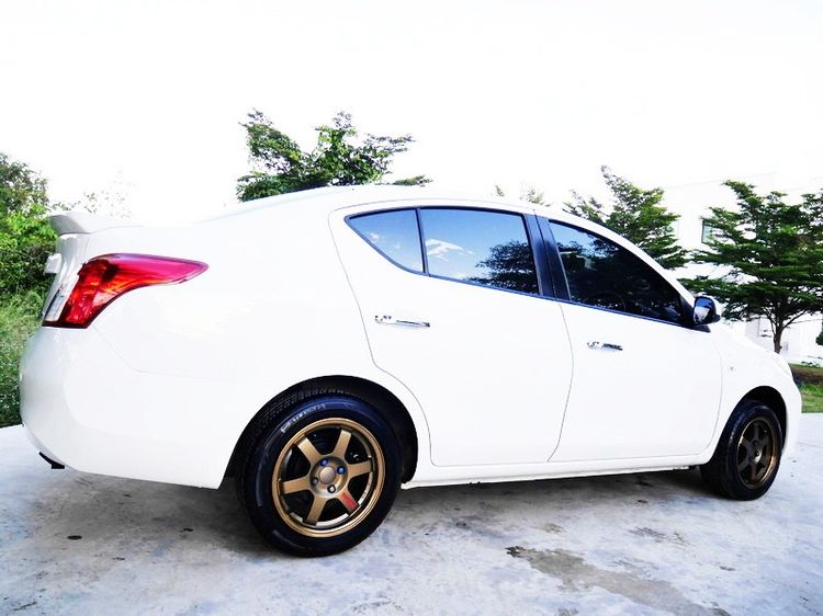 Nissan Almera 2012 1.2 V Sedan เบนซิน ไม่ติดแก๊ส เกียร์อัตโนมัติ ขาว รูปที่ 4