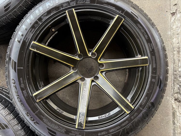 ล้อแม็กขอบ20 EMOTION-R 6รู139 กว้าง9.5 ออฟ20 มีรอยตามการใช้งาน พร้อมยางGOODYEAR265-50-20 ปี22 ปีแท้   รูปที่ 4