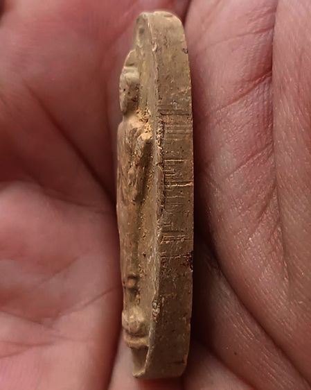 พระ 25 พุทธศตวรรษ เนื้อดินแร่ พิมพ์ร่มโพธิ์ร่มไทร พิมพ์นิยม หายากมาก รูปที่ 3