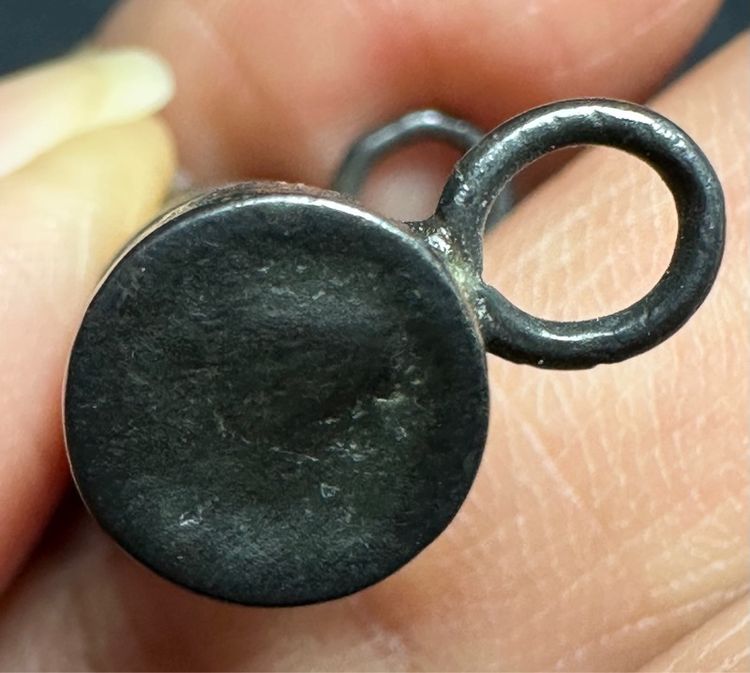 เครื่องรางของขลัง ตะกรุดไม้ไผ่ ล.ป.จันทร์ วัดนางหนู ลพบุรี เลี่ยมเงินโบราณ  รูปที่ 11