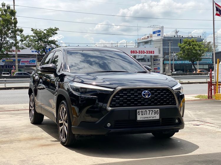 รถ Toyota Corolla Cross 1.8 Hybrid Premium สี ดำ