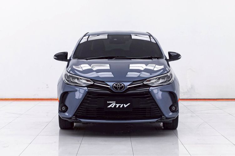 Toyota Yaris ATIV 2021 1.2 Sport Premium Sedan เบนซิน ไม่ติดแก๊ส เกียร์อัตโนมัติ น้ำเงิน รูปที่ 4