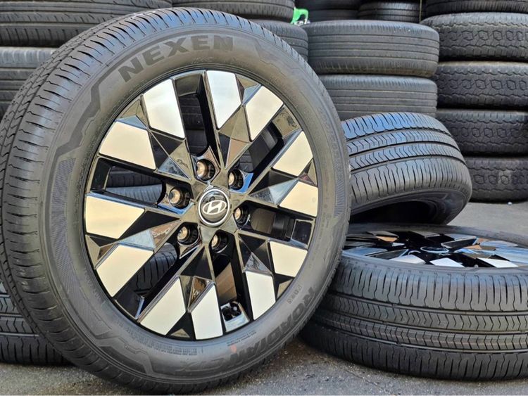 อะลูมิเนียมอัลลอย 18" อื่นๆ ล้อป้ายแดง HYUNDAI STARIA ยางปี25ทุกชุด