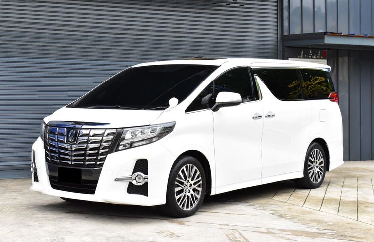 รถ Toyota Alphard 2.5 S C-Package สี ขาว