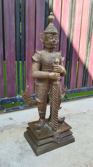 ท้าวเวสสุวรรณ รุ่นเสาร์๕ วัดสุทัศน์เทพวราราม ปี2555 สูง1 เมตร เนื้อทองเหลือง รูปที่ 3