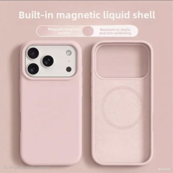 iPhone 17 pro 17 pro max case เคสสีสัน ไอโฟน17โปร พร้อม wireless charging รองรับ MacSafe 