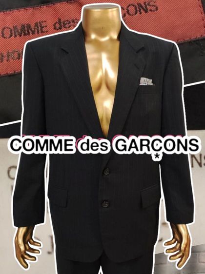 ดำ L แขนยาว สูทหรู COMME des GARCONS❤️🇯🇵
