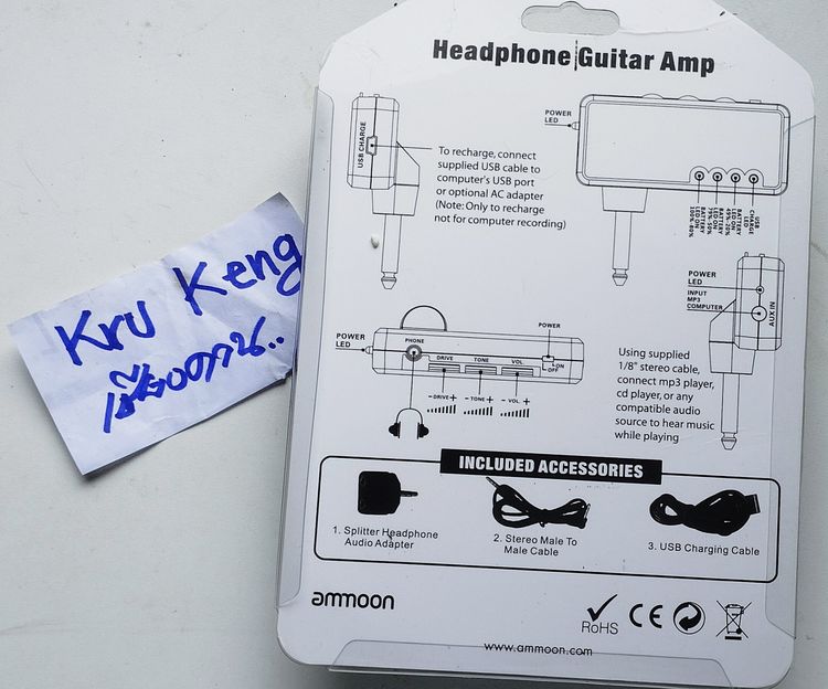 แยกได้ เหมาดีราคาพิเศษส่งฟรี ส่งก่อนได้ค่อยโอน อุปกรณ์อะไหล่กีตาร์พร้อมใช้ไม่ต้องซ่อม (นัดรับเชียงคาน จ.เลย) รูปที่ 8