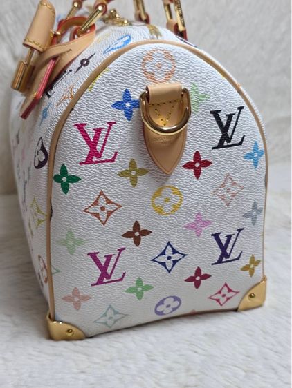 LV Takashi Murakami Speedy Bandoulière 25 bag In Multicolor Monogram Canvas With รูปที่ 11