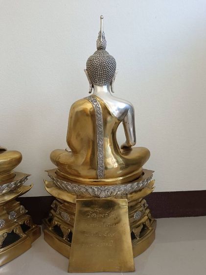 หลวงพ่อพระสุก พระเสริม พระใส รุ่นสามบารมี เนื้อโลหะทองเหลือง หน้าตัก12นิ้ว สูง25นิ้ว รูปที่ 8