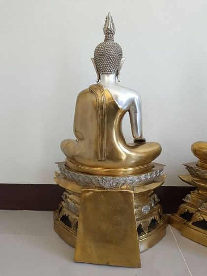 หลวงพ่อพระสุก พระเสริม พระใส รุ่นสามบารมี เนื้อโลหะทองเหลือง หน้าตัก12นิ้ว สูง25นิ้ว รูปที่ 9