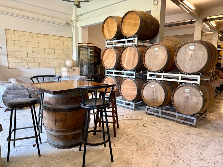 ถังไม้โอ๊คแท้มือสอง ถังไวน์ วิสกี้ เบียร์ ถังไม้เก่า วินเทจ Used Oak Barrel Wine Whiskey Beer Wooden Barrel Vintage รูปที่ 8