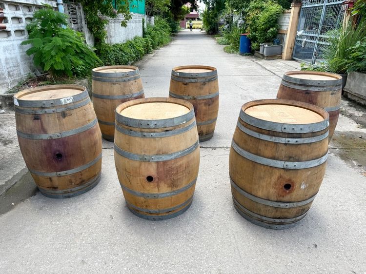 เช่า ถังไม้โอ๊คแท้มือสอง ถังไวน์ วิสกี้ เบียร์ ถังไม้เก่า วินเทจ Rental Used Oak Barrel Wine Whiskey Beer Wooden Barrel Vintage รูปที่ 5