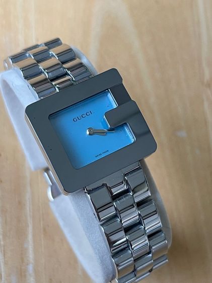 GUCCI 3600L G Face Blue Mother of Pearl Swiss Women’s Watch  รูปที่ 9