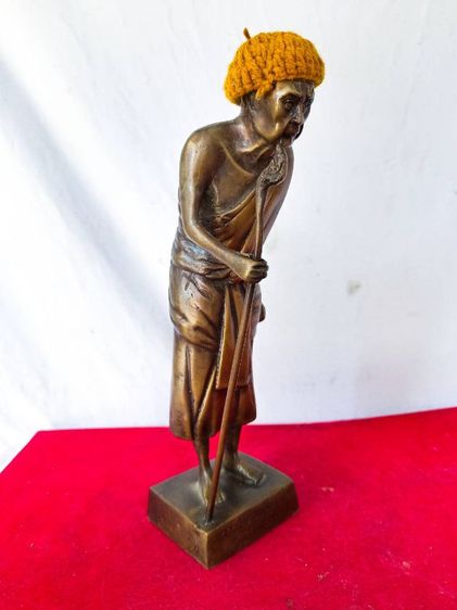 พระบูชา หลวงปู่หมุน ฐิตสีโล วัดบ้านจาน จ.ศรีสะเกษ ปี2543 เนื้อทองเหลือง รูปที่ 3