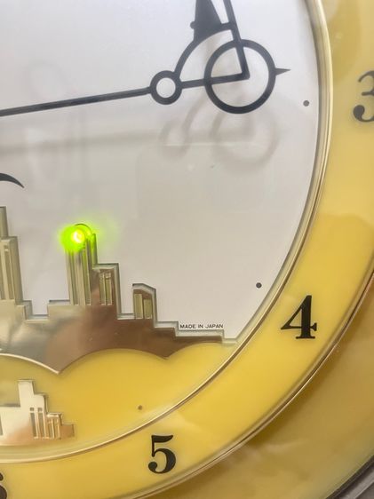 นาฬิกาแขวนดนตรี Rhythm Small World 4MH689 ของแท้ญี่ปุ่น เล่นเพลงและเข็มเคลื่อนไหวตามจังหวะ ของสะสมหายาก รูปที่ 6