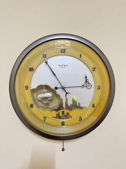 นาฬิกาแขวนดนตรี Rhythm Small World 4MH689 ของแท้ญี่ปุ่น เล่นเพลงและเข็มเคลื่อนไหวตามจังหวะ ของสะสมหายาก