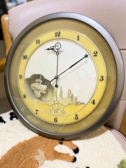 นาฬิกาแขวนดนตรี Rhythm Small World 4MH689 ของแท้ญี่ปุ่น เล่นเพลงและเข็มเคลื่อนไหวตามจังหวะ ของสะสมหายาก รูปที่ 2