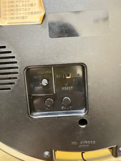 นาฬิกาแขวนดนตรี Rhythm Small World 4MH689 ของแท้ญี่ปุ่น เล่นเพลงและเข็มเคลื่อนไหวตามจังหวะ ของสะสมหายาก รูปที่ 9