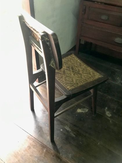 เก้าอี้หวายไม้สักโบราณ รูปที่ 6