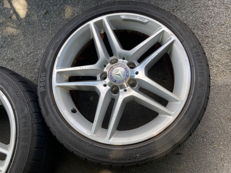ล้อBenz 17 AMG W204 ตัวนอก หน้าเล็ก หลังใหญ่ แท้มือสอง 5 รู 112 ใส่ Benz รุ่นอื่นได้ Vito W212 W211 W209 W207 R170 R171 W203 W245 W246 W176 รูปที่ 15
