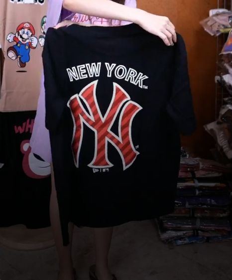 เสื้อยืด  oversize cotton100 ลายหมา. อก42-44ใส่ได้ทั้งชายเเละหญิง รูปที่ 3
