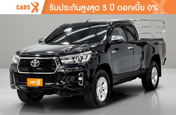 Toyota Hilux Revo 2019 2.4 Prerunner E Plus Pickup ดีเซล ไม่ติดแก๊ส เกียร์ธรรมดา ดำ