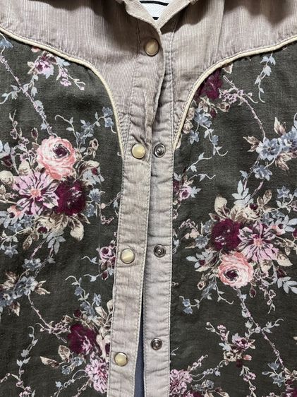 เสื้อคลุมกันหนาว ลายดอกไม้ ใส่สบาย ผ้ากำมะหยี่ รูปที่ 6