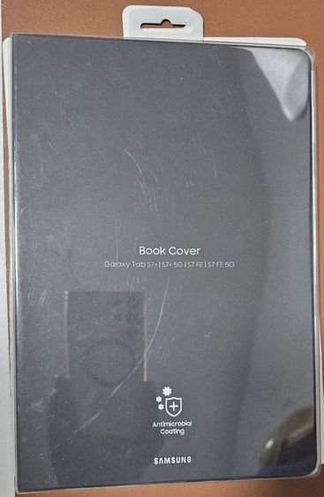 ขาย เคส Cover tab samsung s7plus, FE plus 12.4นิ้ว สีดำ ของแท้ สภาพดี ของครบยกกล่อง