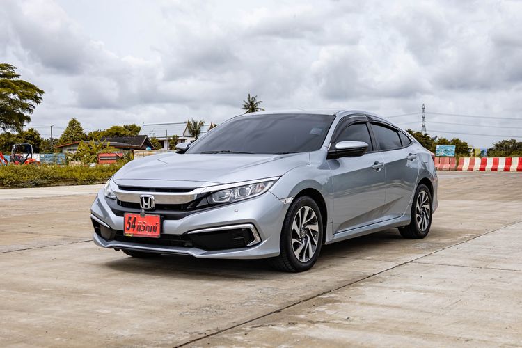 Honda Civic 2021 1.8 E i-VTEC Sedan เบนซิน ไม่ติดแก๊ส เกียร์อัตโนมัติ เทา รูปที่ 3