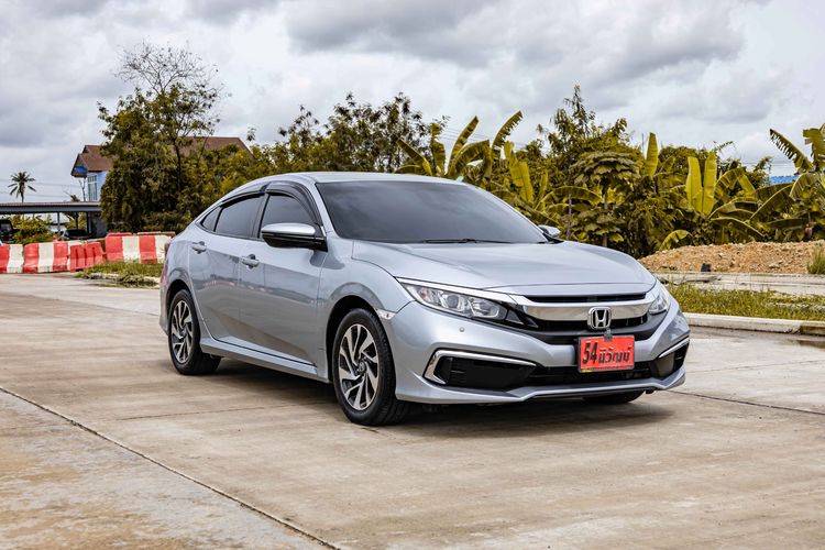 Honda Civic 2021 1.8 E i-VTEC Sedan เบนซิน ไม่ติดแก๊ส เกียร์อัตโนมัติ เทา