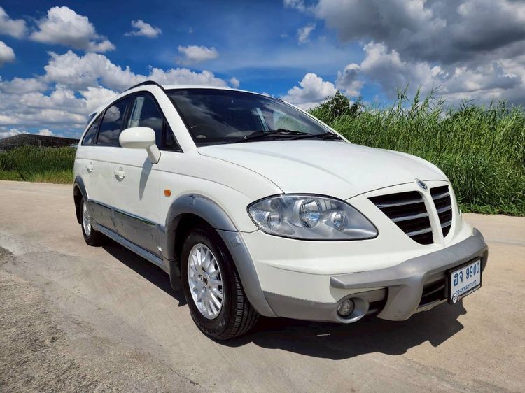 Ssangyong Stavic 2007 2.7 SV270 STD Utility-car ดีเซล ไม่ติดแก๊ส เกียร์อัตโนมัติ ขาว รูปที่ 3