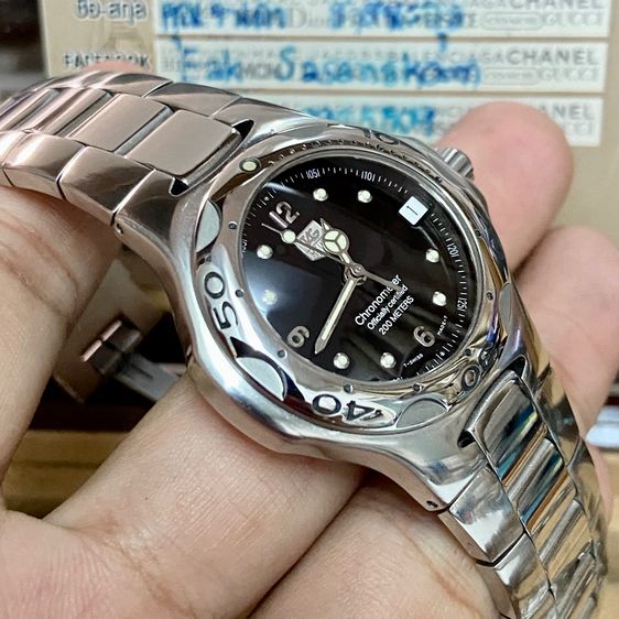 Tag Heuer Kirium หน้าดำ เครื่องออโต้ Boy Size. รูปที่ 2