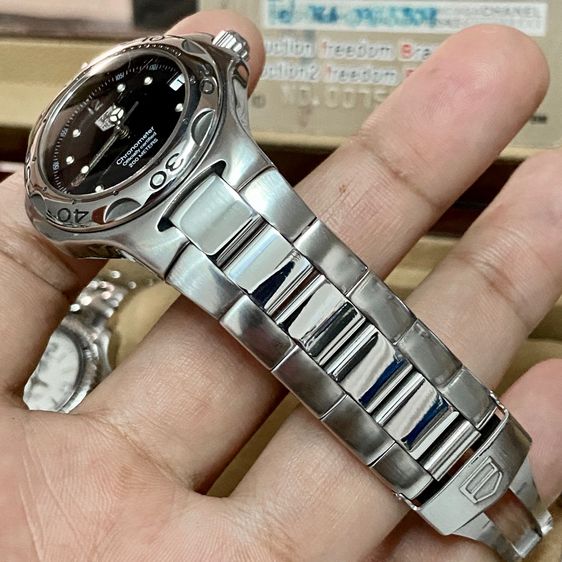 Tag Heuer Kirium หน้าดำ เครื่องออโต้ Boy Size. รูปที่ 4