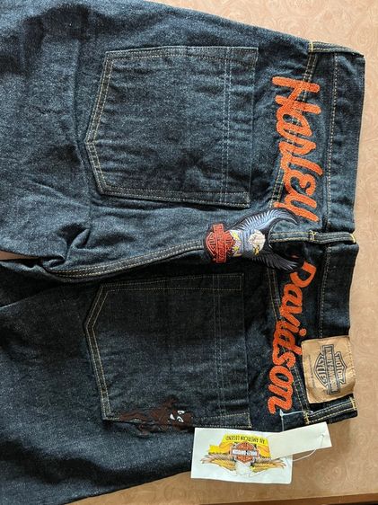 กางเกงยีนส์ HARLEY DAVIDSON มือหนึ่ง รูปที่ 4