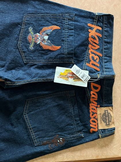 กางเกงยีนส์ HARLEY DAVIDSON มือหนึ่ง รูปที่ 11