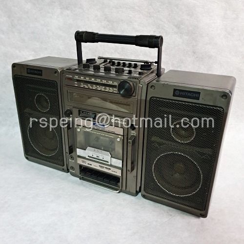 เครื่องเล่นเทปคาสเซ็ทวินเทจ Hitachi TRK-9140W  ของแท้ยุค 80–90s รุ่นหายาก รูปที่ 3